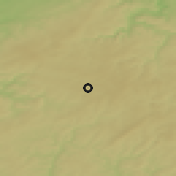 Shaded relief of the 49 km around Büllingen, drawn from the GMTED2010 grid