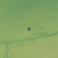 Shaded relief of the 49 km around Burdinne, drawn from the GMTED2010 grid