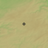 Shaded relief of the 49 km around Bütgenbach, drawn from the GMTED2010 grid