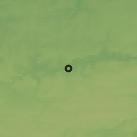 Shaded relief of the 49 km around Châtelet, drawn from the GMTED2010 grid