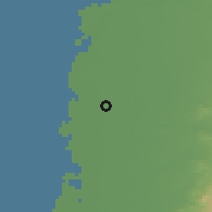 Shaded relief of the 58 km around Shuĭlín, drawn from the GMTED2010 grid