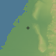 Shaded relief of the 58 km around Xiùshuĭ, drawn from the GMTED2010 grid