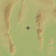 Shaded relief of the 54 km around Shaartuz, drawn from the GMTED2010 grid