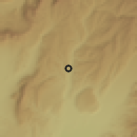 Shaded relief of the 54 km around Sovetskiy, drawn from the GMTED2010 grid