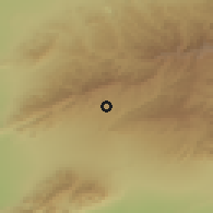 Shaded relief of the 53 km around Taboshar, drawn from the GMTED2010 grid