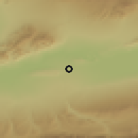 Shaded relief of the 53 km around Chkalovsk, drawn from the GMTED2010 grid