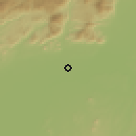 Shaded relief of the 60 km around Ifakara, drawn from the GMTED2010 grid