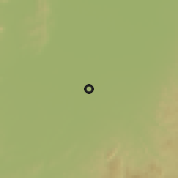 Shaded relief of the 60 km around Igawa, drawn from the GMTED2010 grid