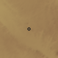 Shaded relief of the 60 km around Ihanda, drawn from the GMTED2010 grid