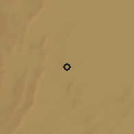 Shaded relief of the 60 km around Ikuza, drawn from the GMTED2010 grid
