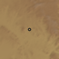 Shaded relief of the 60 km around Itumba, drawn from the GMTED2010 grid
