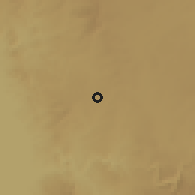 Shaded relief of the 60 km around Kazuramimba, drawn from the GMTED2010 grid