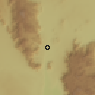 Shaded relief of the 60 km around Kihurio, drawn from the GMTED2010 grid