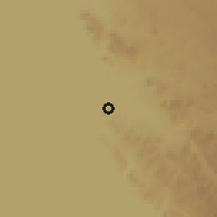 Shaded relief of the 60 km around Kirando, drawn from the GMTED2010 grid