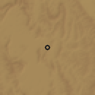 Shaded relief of the 60 km around Kitwechenkula, drawn from the GMTED2010 grid