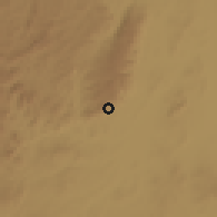 Shaded relief of the 60 km around Kiziba, drawn from the GMTED2010 grid