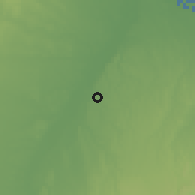 Shaded relief of the 60 km around Mlandizi, drawn from the GMTED2010 grid