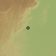 Shaded relief of the 60 km around Mlimba, drawn from the GMTED2010 grid