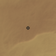 Shaded relief of the 60 km around Mninga, drawn from the GMTED2010 grid