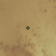 Shaded relief of the 60 km around Mtumbatu, drawn from the GMTED2010 grid