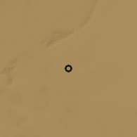 Shaded relief of the 60 km around Muhida, drawn from the GMTED2010 grid