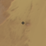 Shaded relief of the 60 km around Babati, drawn from the GMTED2010 grid