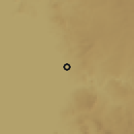 Shaded relief of the 60 km around Mwakizega, drawn from the GMTED2010 grid