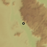 Shaded relief of the 60 km around Mwanga, drawn from the GMTED2010 grid