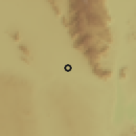 Shaded relief of the 60 km around Bwagamoyo, drawn from the GMTED2010 grid