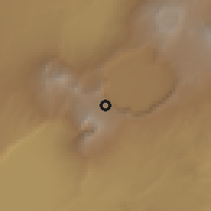 Shaded relief of the 60 km around Ngorongoro, drawn from the GMTED2010 grid