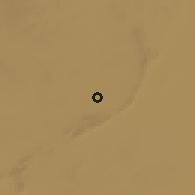 Shaded relief of the 60 km around Nundu, drawn from the GMTED2010 grid