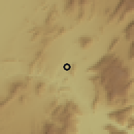 Shaded relief of the 60 km around Chamwino, drawn from the GMTED2010 grid