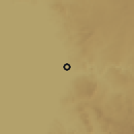 Shaded relief of the 60 km around Rugunga, drawn from the GMTED2010 grid