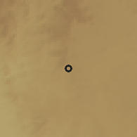Shaded relief of the 60 km around Rusesa, drawn from the GMTED2010 grid