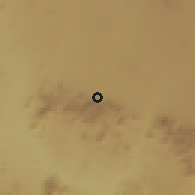 Shaded relief of the 60 km around Sagara, drawn from the GMTED2010 grid