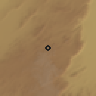 Shaded relief of the 60 km around Tlawi, drawn from the GMTED2010 grid