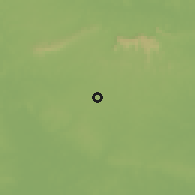 Shaded relief of the 59 km around Kranuan, drawn from the GMTED2010 grid