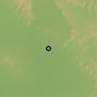 Shaded relief of the 59 km around Kuchinarai, drawn from the GMTED2010 grid
