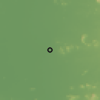 Shaded relief of the 59 km around Nong Bua, drawn from the GMTED2010 grid