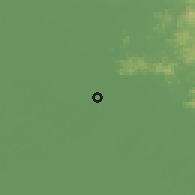 Shaded relief of the 59 km around Nong Khae, drawn from the GMTED2010 grid