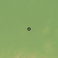 Shaded relief of the 59 km around Phrai Bung, drawn from the GMTED2010 grid