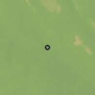 Shaded relief of the 59 km around Seka, drawn from the GMTED2010 grid