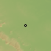 Shaded relief of the 59 km around Sung Noen, drawn from the GMTED2010 grid