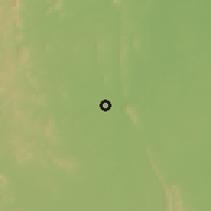 Shaded relief of the 59 km around Suwan Khuha, drawn from the GMTED2010 grid