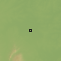 Shaded relief of the 59 km around Udon Thani, drawn from the GMTED2010 grid