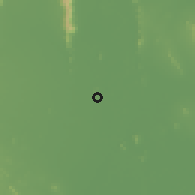 Shaded relief of the 59 km around Uthai Thani, drawn from the GMTED2010 grid