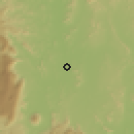 Shaded relief of the 59 km around Wang Saphung, drawn from the GMTED2010 grid