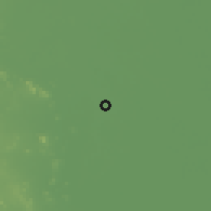 Shaded relief of the 59 km around Ban Pong, drawn from the GMTED2010 grid