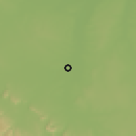 Shaded relief of the 59 km around Chok Chai, drawn from the GMTED2010 grid