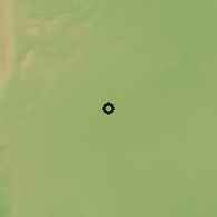 Shaded relief of the 59 km around Bamnet Narong, drawn from the GMTED2010 grid